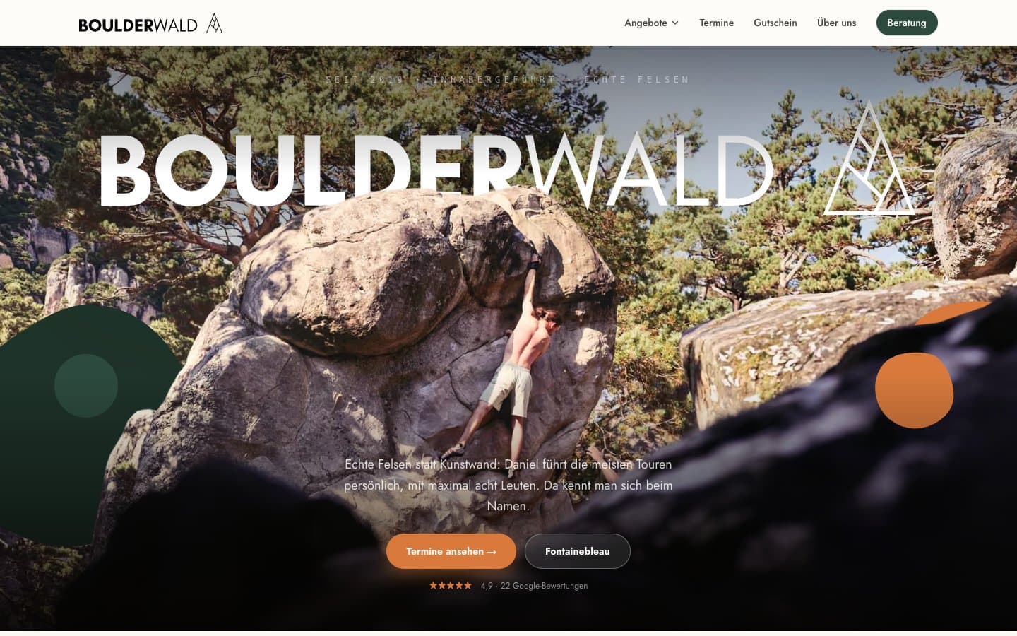 Boulderwald, eine Münz Media Website