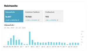TikTok Statistik Auswertung Kurzvideos Reichweite TikTok Statistik Auswertung Kurzvideos